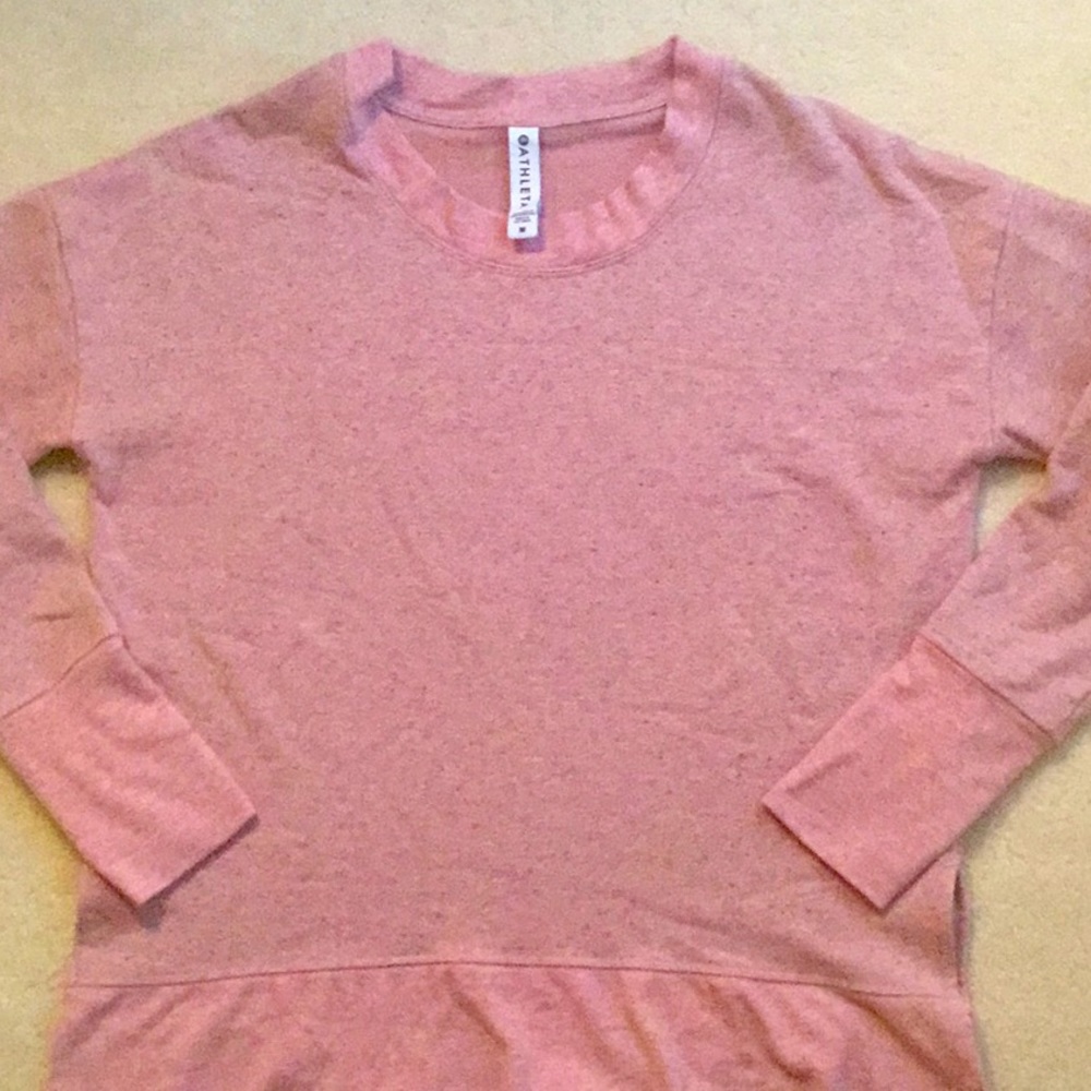 Athleta Balance Pullover Victorian Berry Pink Sweatshirt